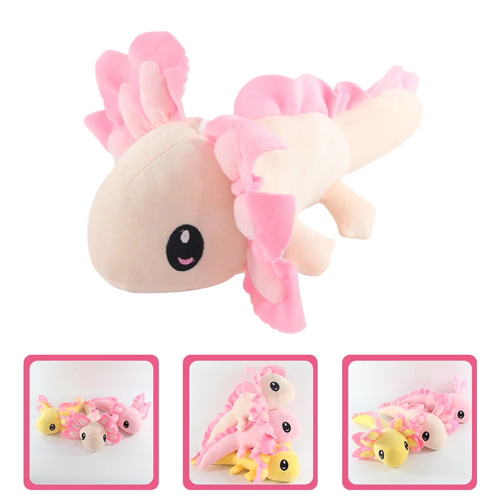 

Salamander Plush Axolotl Kids Toys Girls Stuffed Animal Birthday Decorations Hugging Pillow Pillows Adults Cute