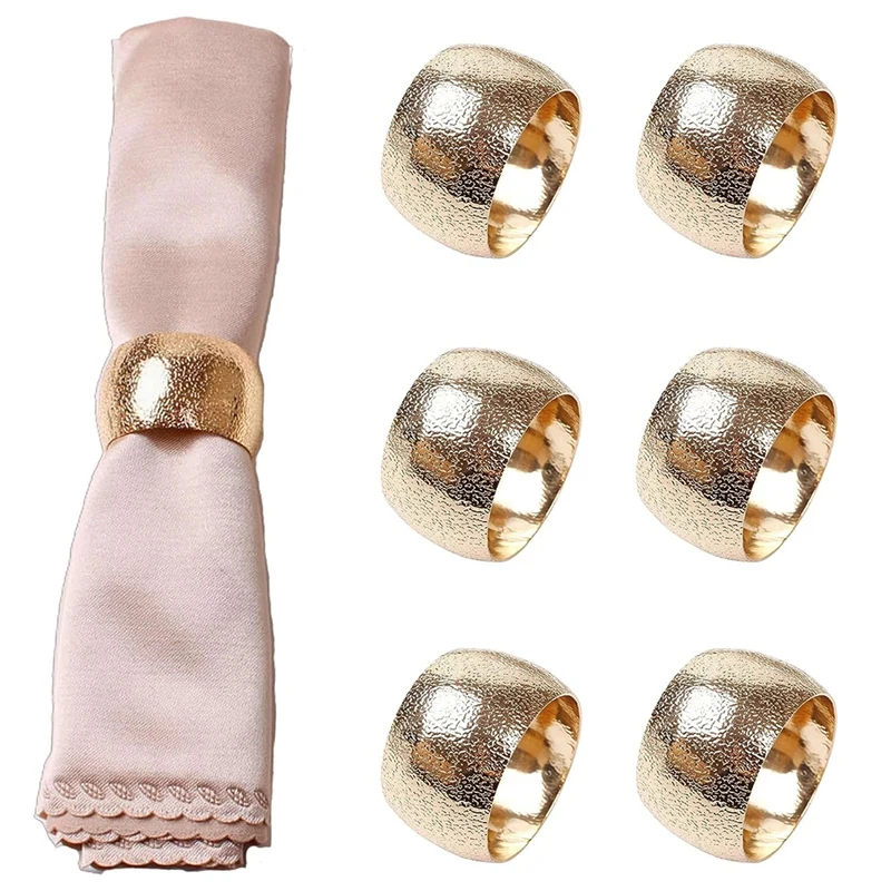 6 шт. свадебные кольца для салфеток