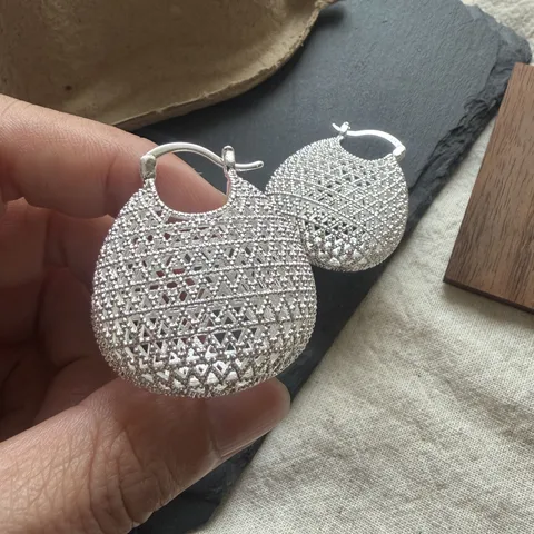 Серебряные винтажные серьги BFCLUB