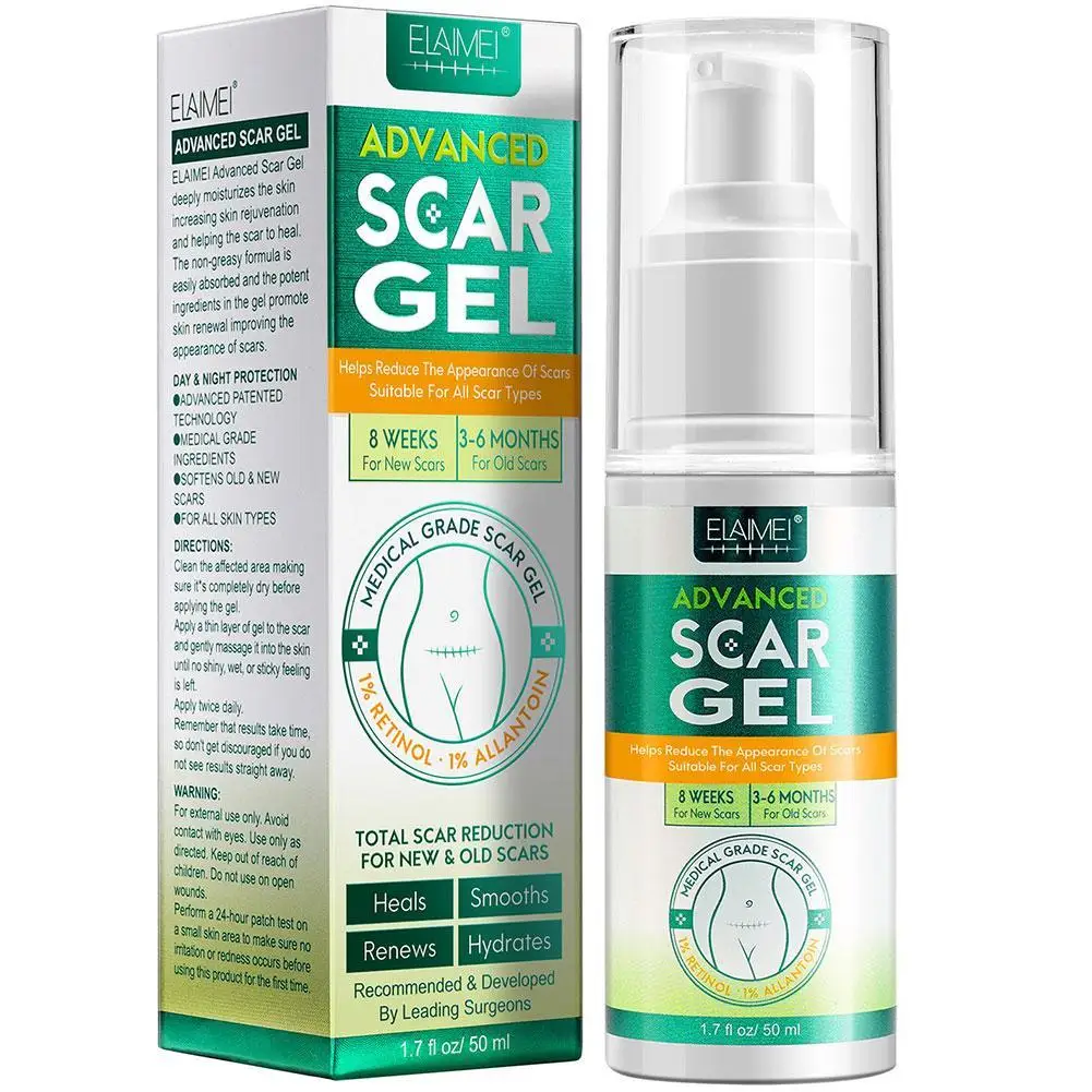 

Scar Removal Cream Gel Effective Remove New Old Scars Repairing Acne Marks Burn Surgical Scar Smoothing Body Skin Beauty Health