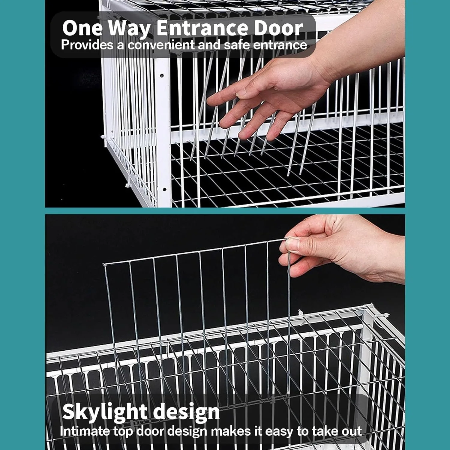 Клетка-ловушка для голубей принадлежности птиц только и не выходит утолщенная