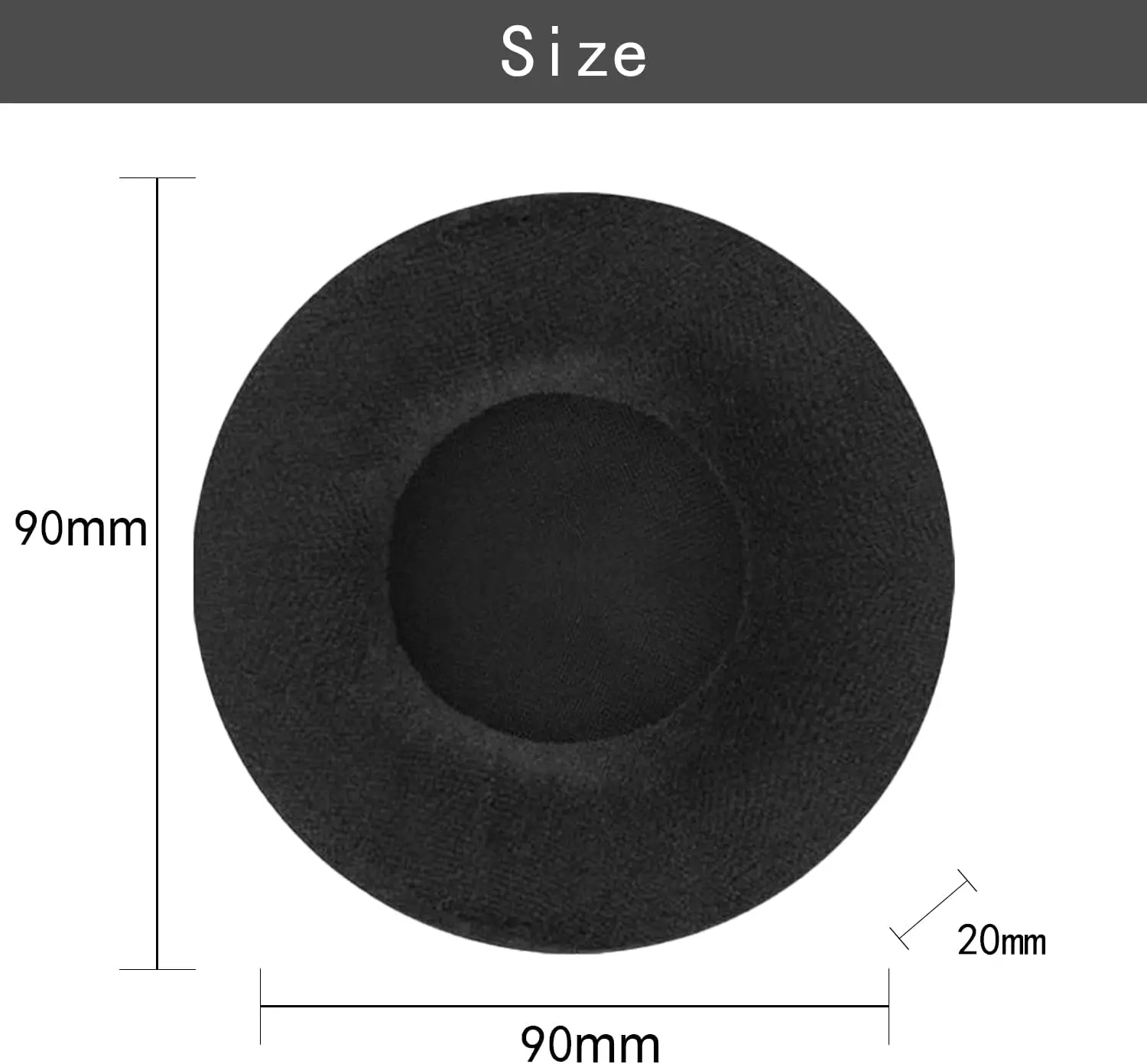 

MDR-V700 Replacement Ear Pads Velvet Ear Cushion Earpads Compatible with Technics RP-DH1200 DJ, Sony MDR-V700, Z700, V700DJ, ATH