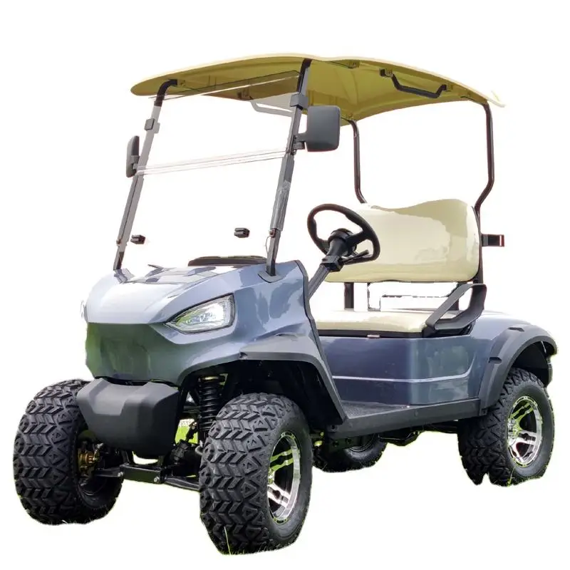 

China 72 volt 2 seat golf carts new design lifted suspension golf cart electric cart golf car to sale