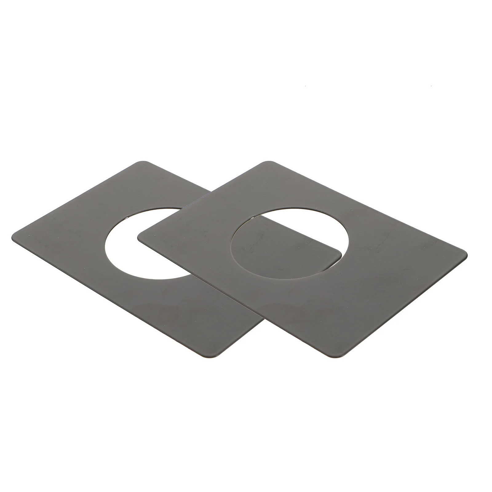 

2 Pcs Door Lock Repair Board Door Hole Cover Plate Front Door Door Hinge Reinforcement Plate Stainless Steel Door Striker Plates