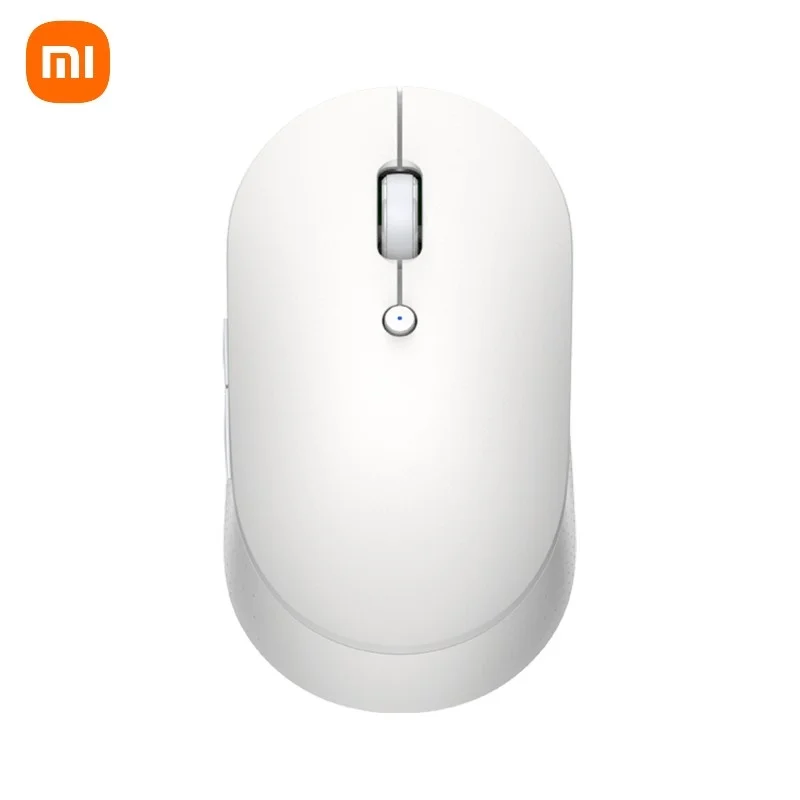 

2023 New Xiaomi Mi Wireless Dual-Mode Mouse Silent Ergonomic Bluetooth USB Side buttons Protable Mini WirelessMouse for Laptop