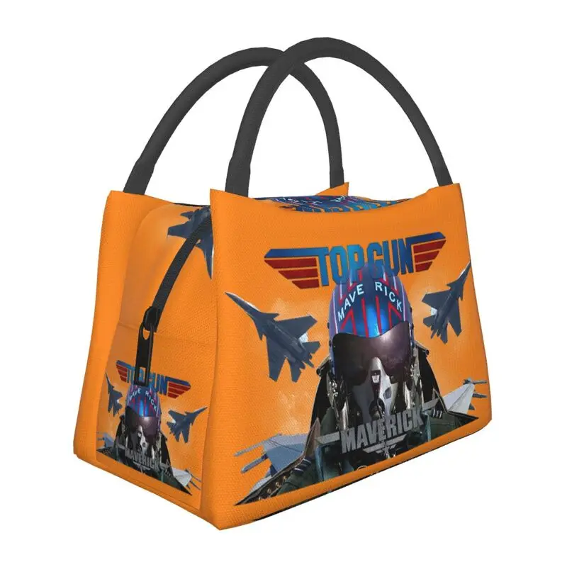 

Горячая пленка Топ пистолет Maverick изолированный Ланч-бокс сумка для женщин многоразовый кулер термальный пищевой Ланч-бокс наружный кемпинг путешествия