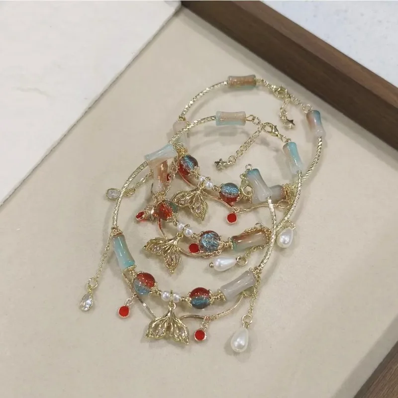 Косплей Любовь и глубокий косплей Rafayel Qiyu идентичные выработанные золотые бусины