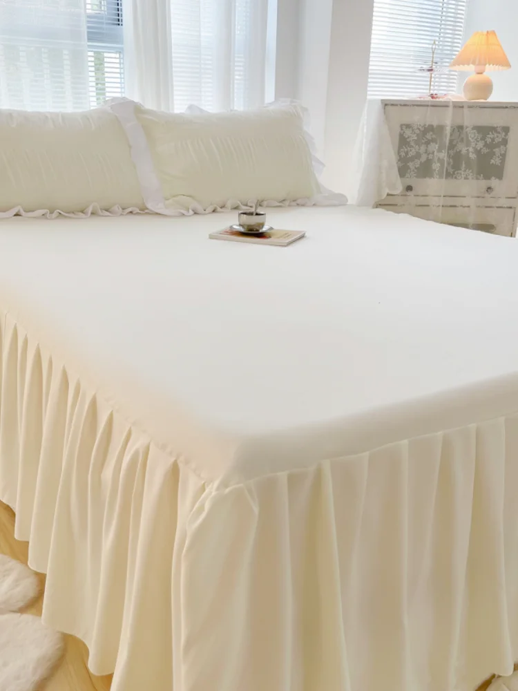 Юбка для кровати Покрывало Цельное покрывало .5 M .8 Трехсекционное пылезащитное