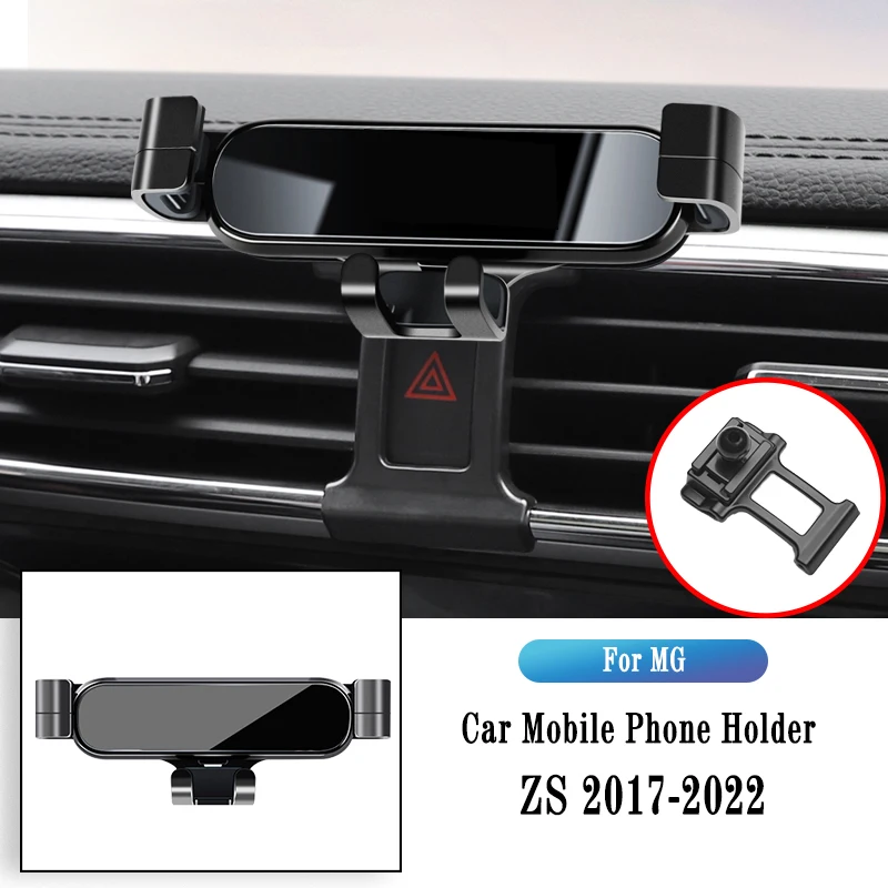 

Car Phone Holder For MG ZS 2017-2022 Gravity Navigation Bracket GPS Stand Air Outlet Clip Rotatable Support Auto Accessories