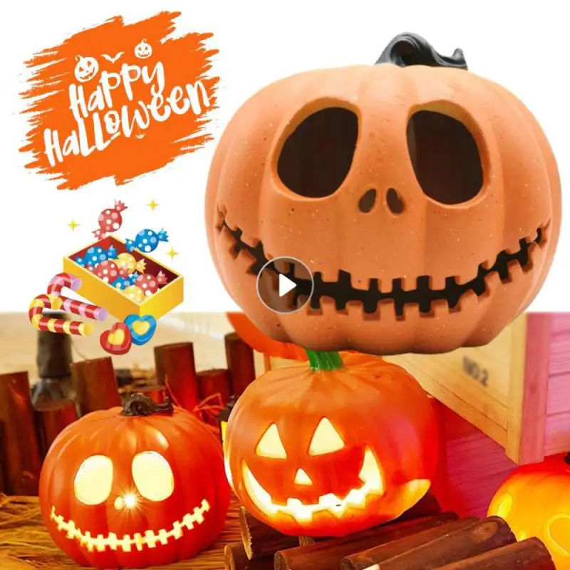 Фонарь-подвеска в виде тыквы для Хэллоуина, 24x20 см