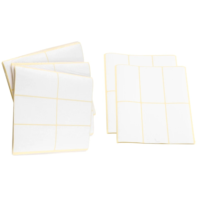 

Blank Handwriting Can Paste Name Number Stickers, Sticker Labels, Self-Adhesive Labels, White, Small Easy To Use White