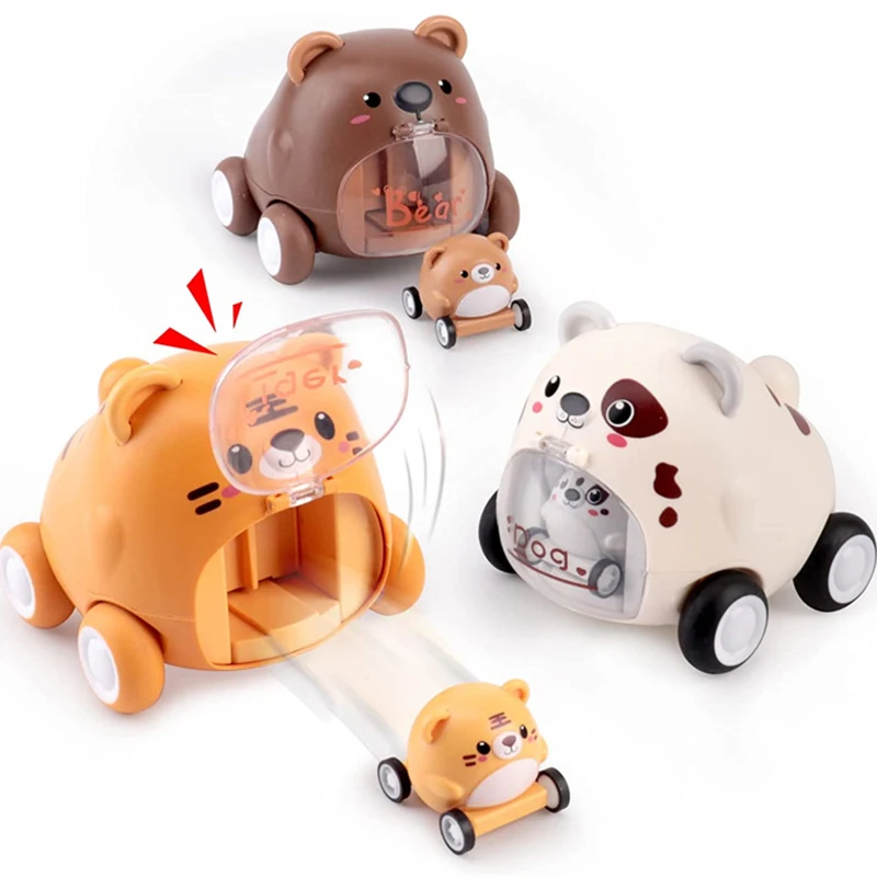 

Hot Sell Catapult Car Toys For Baby 1 2 3 Years Inertial Kids Toy Cars Interactive Toddler Toys Gift Cartoon Toy Car For Boys