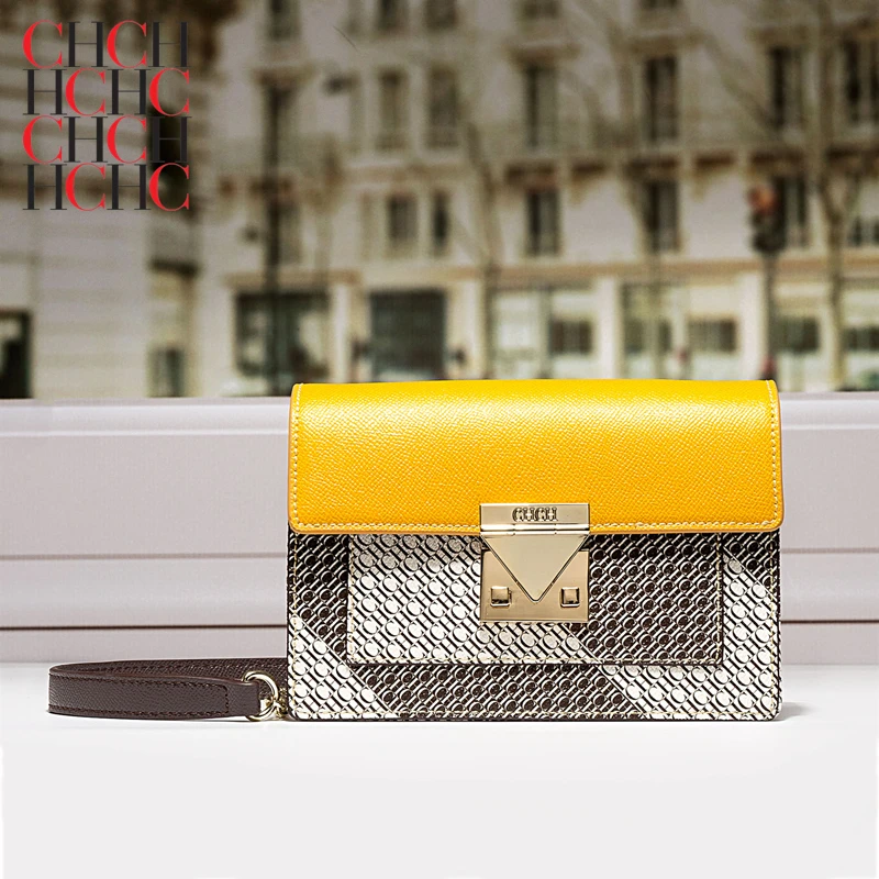 

Infinite Charm Ladies CHCH HCHC Small Square Bag 2022 New Luxury Brand Famous Designer 100% Leather and Metal Buckle Flap Bag Cc