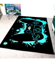 game handle rectangle carpet bedroom living room sofa coffee table mat 3d print video game bedside area rug