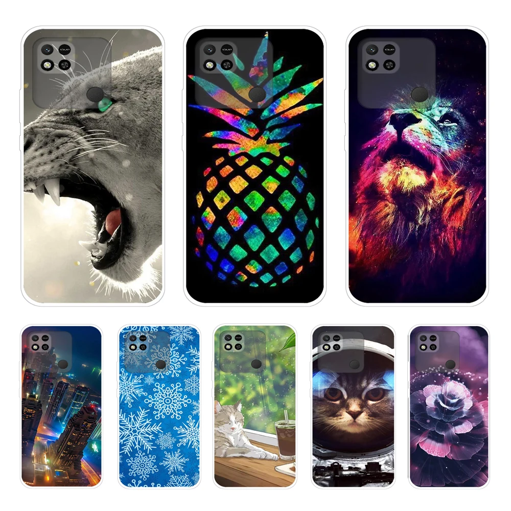 Чехол Funda для Xiaomi Redmi 10A 4G 10C тонкий прозрачный Силиконовый ТПУ защитный чехол Redmi10A