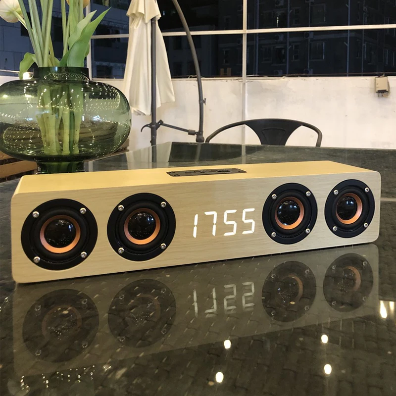 Multi-function Wireless Subwoofer Tv Soundbar Home Theater Column For Computer Speakers Fm