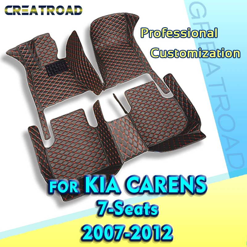 

Car Floor Mats For Kia Carens Seven Seats 2007 2008 2009 2010 2011 2012 Custom Auto Foot Pads Carpet Cover Interior Accessories
