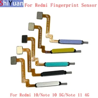 fingerprint sensor scanner home button flex cable for xiaomi redmi 10 note 10 5g note 11 4g touch sensor replacement parts