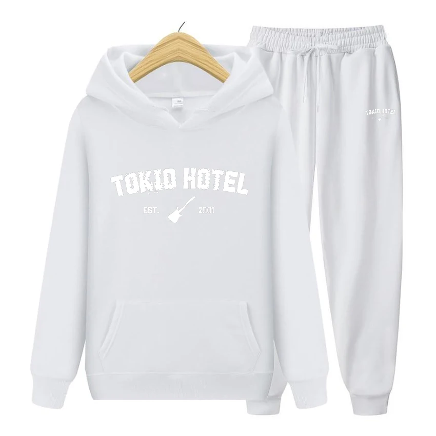 Комплект из двух предметов: толстовка с капюшоном для отеля в стиле Токио
