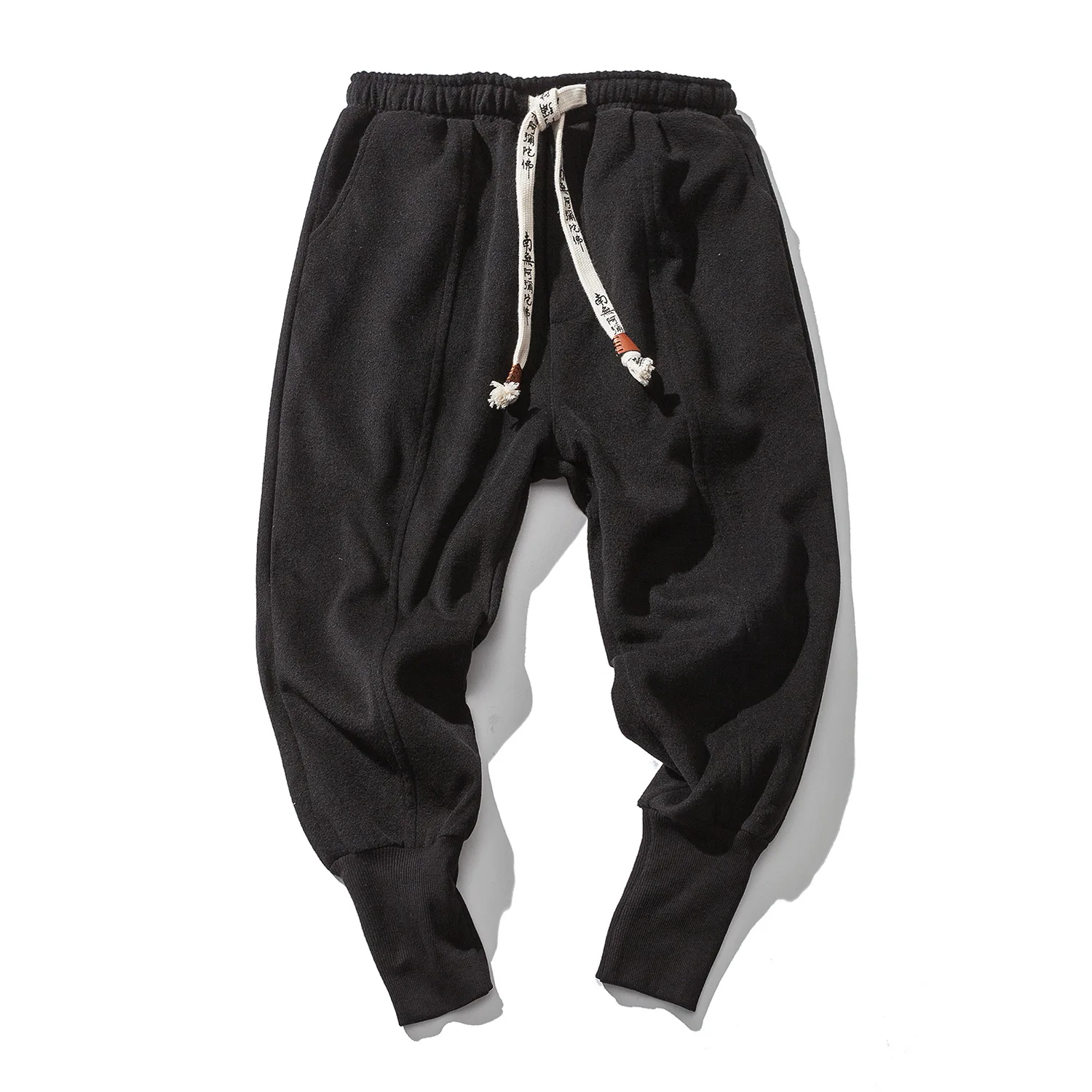 

Harem Pants Men Streetwear Casual Joggers Mens Pants Cotton Linen Sweatpants Ankle-length Men Trousers M-5XL Oversized Trouser