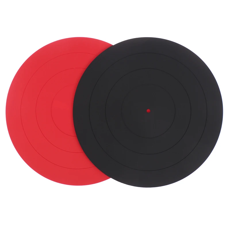 

Anti-vibration Silicone Pad Rubber LP Antislip Mat for Phonograph Turntable