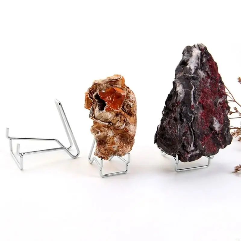 39bc Rock Display стоит многофункциональный Gemstone-Mineral Holder Metal Frame для отображения Geodes
