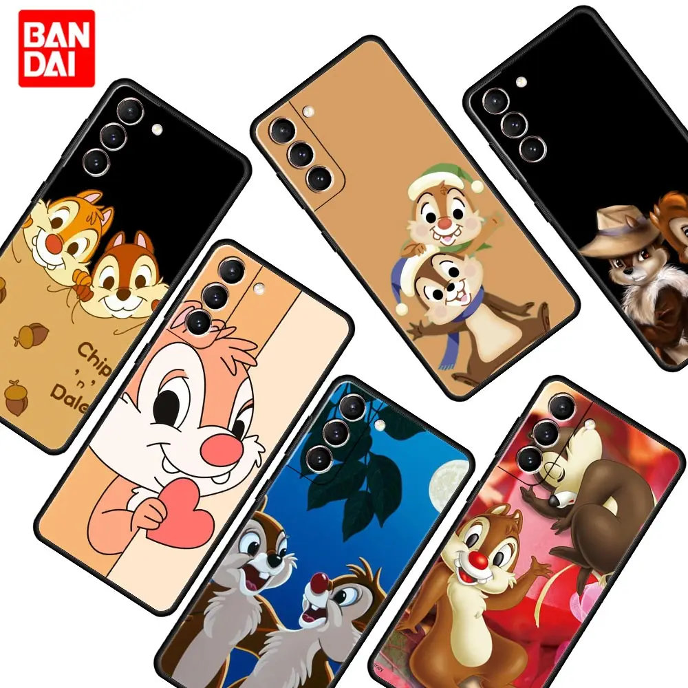 

Disney Chip 'N' Dale Cartoon Phone Case for Samsung Galaxy S22 S21 S20 S10 Plus Ultra 5G S22Plus S22Ultra Funda Coque Capa