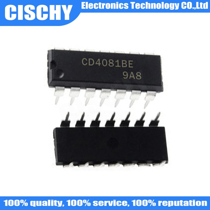 10 шт./Лот CD4081BE DIP14 CD4081 4081BE DIP-14 и оригинальная микросхема в наличии