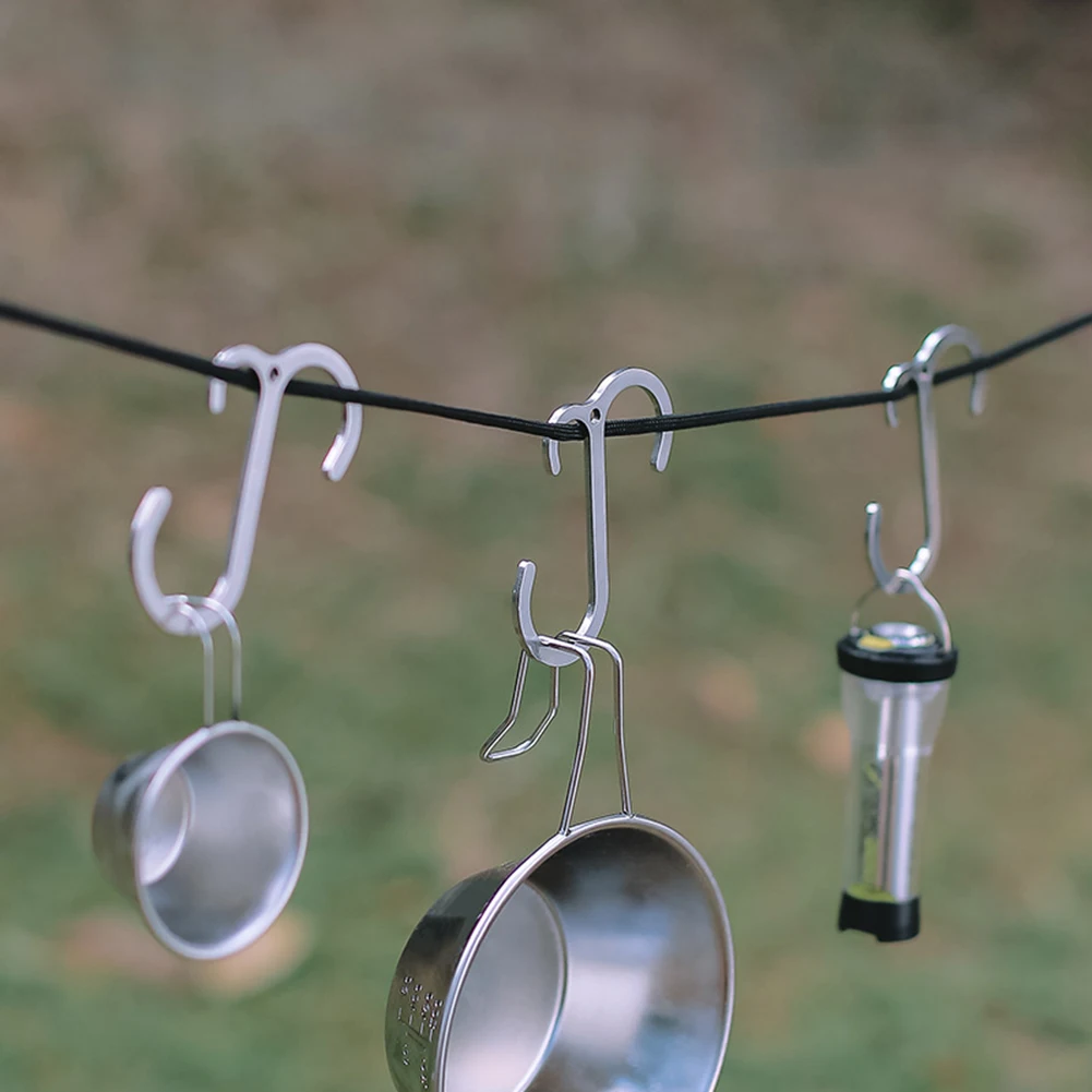 

Крючок-коготь в форме S из нержавеющей стали, многофункциональные S-Крючки для подвешивания, легкий подвесной крючок для хранения, портативн...