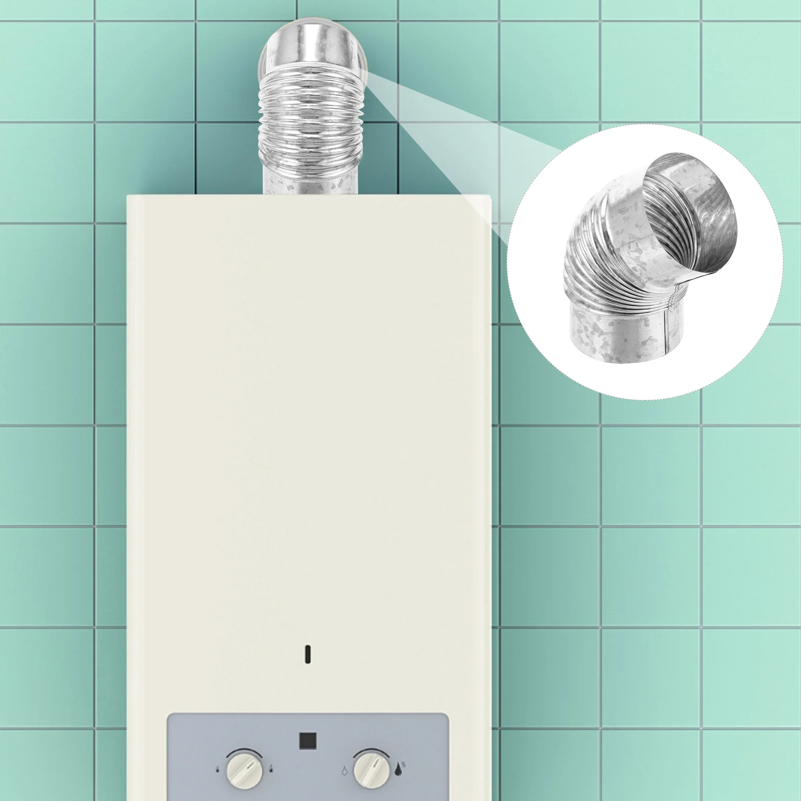 

Kit Stove Pipe Replacement Stainless Steel Wood Elbow Metal Exhaust Chimney 45 Degree