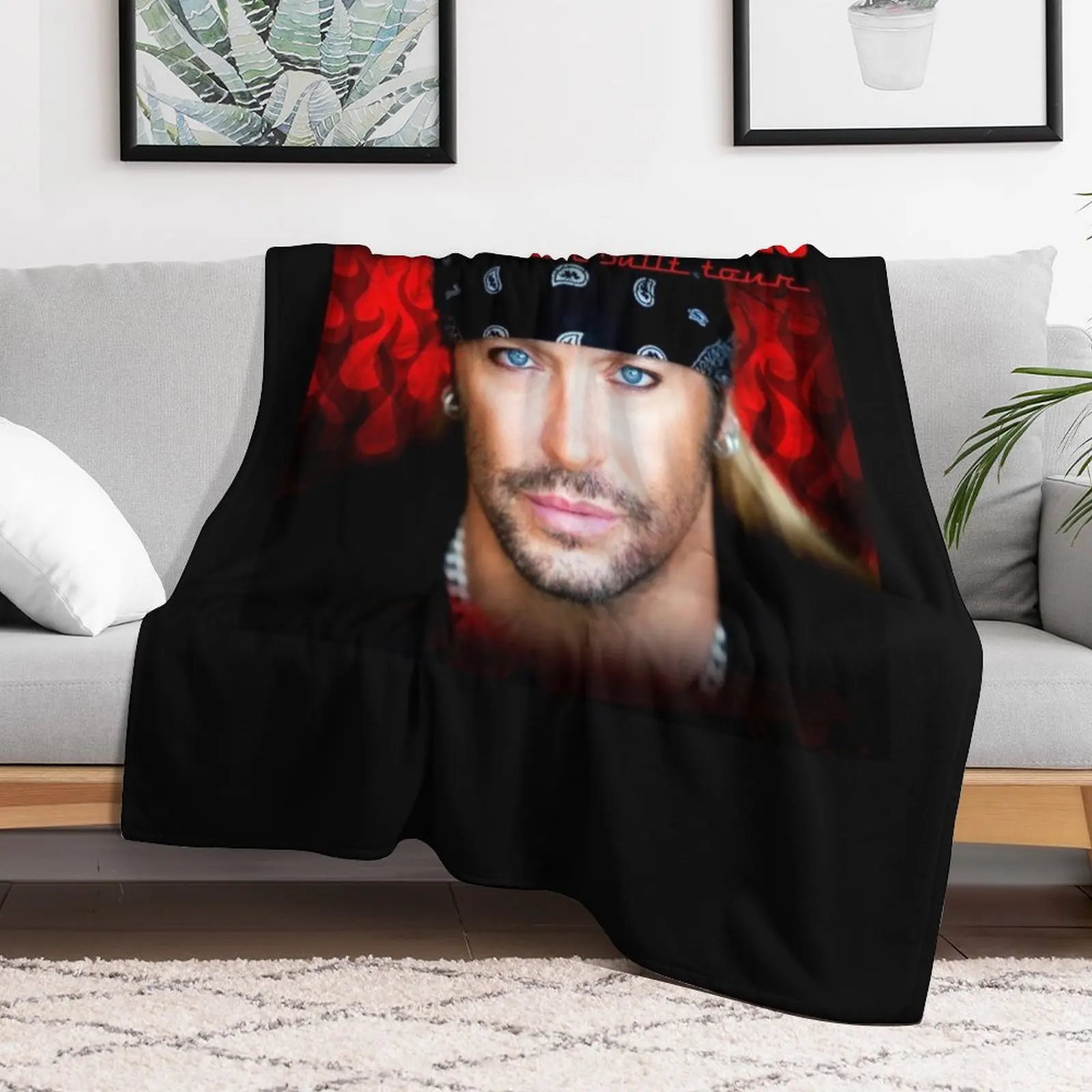 Одеяло Bret Michaels Face Tour 2019 Dedekyo 5.