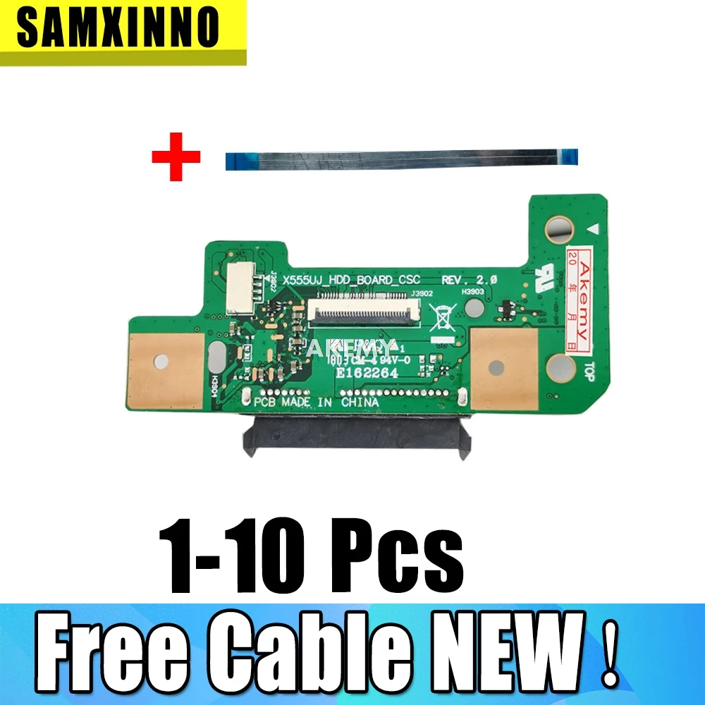 

1-10 шт. Новинка для Asus X555U X555UA A555U F555U K555U X555UJ Rev 2,0 плата жесткого диска 100% протестированная Быстрая доставка