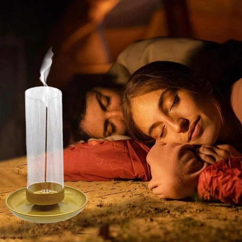 Держатель для благовоний палочек съемный стеклянный Ловец ясеня безвредная