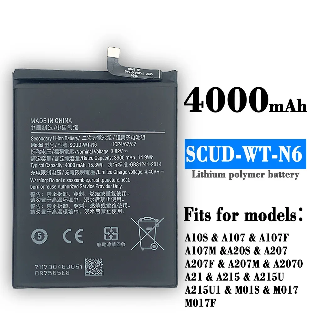SCUD-WT-N6 Новый аккумулятор для Samsung Galaxy A20S A10S SM-A2070 A207F-M A107F-DS Honor Holly 2 Plus Литиевая