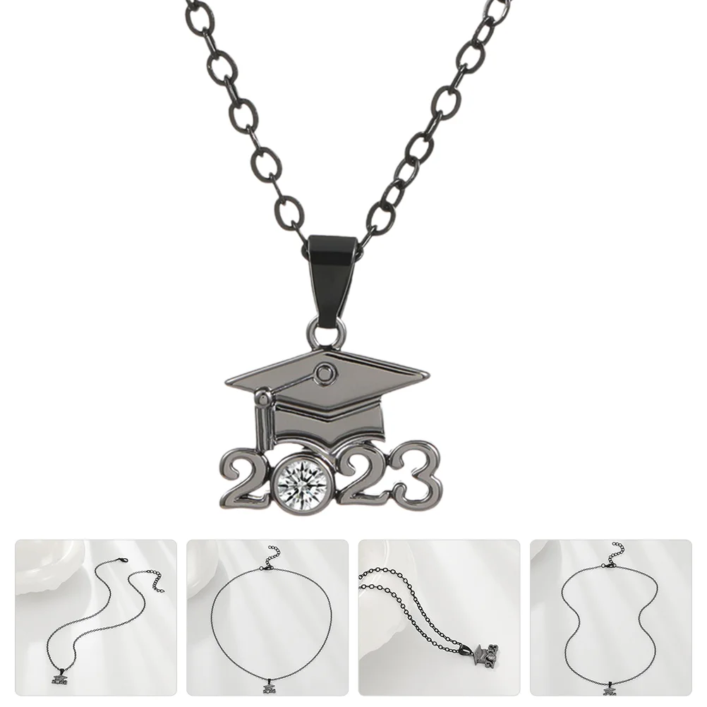 

Fashionable Necklace for Graduation Graduation Gift Jewelry Neck Doctoral Hat Jewelry
