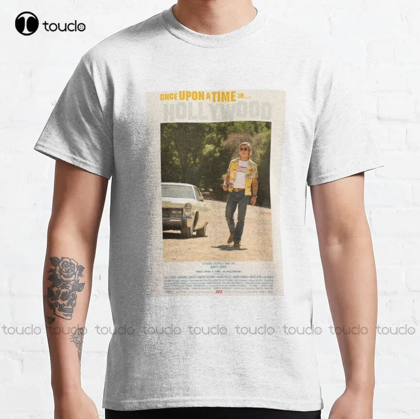 

Brad Pitt As Cliff Booth Classic T-Shirt Teacher Shirts For Women Custom Aldult Teen Unisex Digital Printing Tee Shirt Xs-5Xl