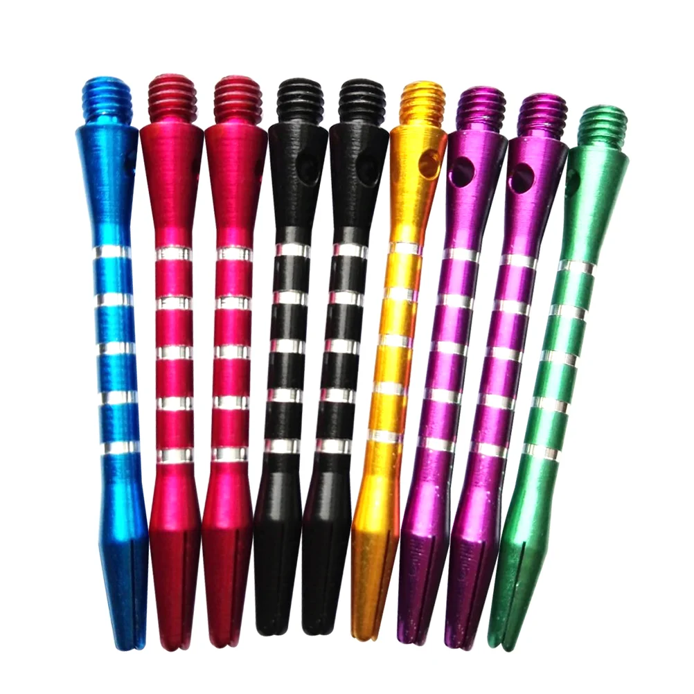 

9 Pcs Dart Tips Aluminum Alloy Screw Thread Medium Dart Stems Throwing Fitting Metal Dart Shafts for Bar