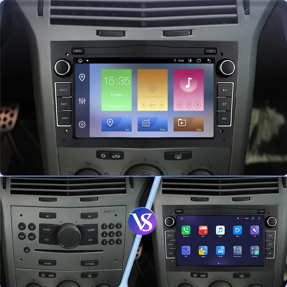 

Car radio Android 12 For OPEL Vauxhall Astra Antara Meriva Vivaro Combo Signum Vectra Corsa 2din Multimedia Video Player