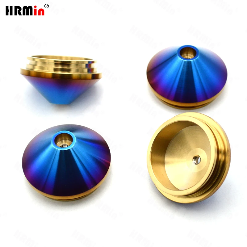 HRMin 10 9 класс Gr5 титановая крышка ступицы колеса 1 шт. D56 для гоночного автомобиля