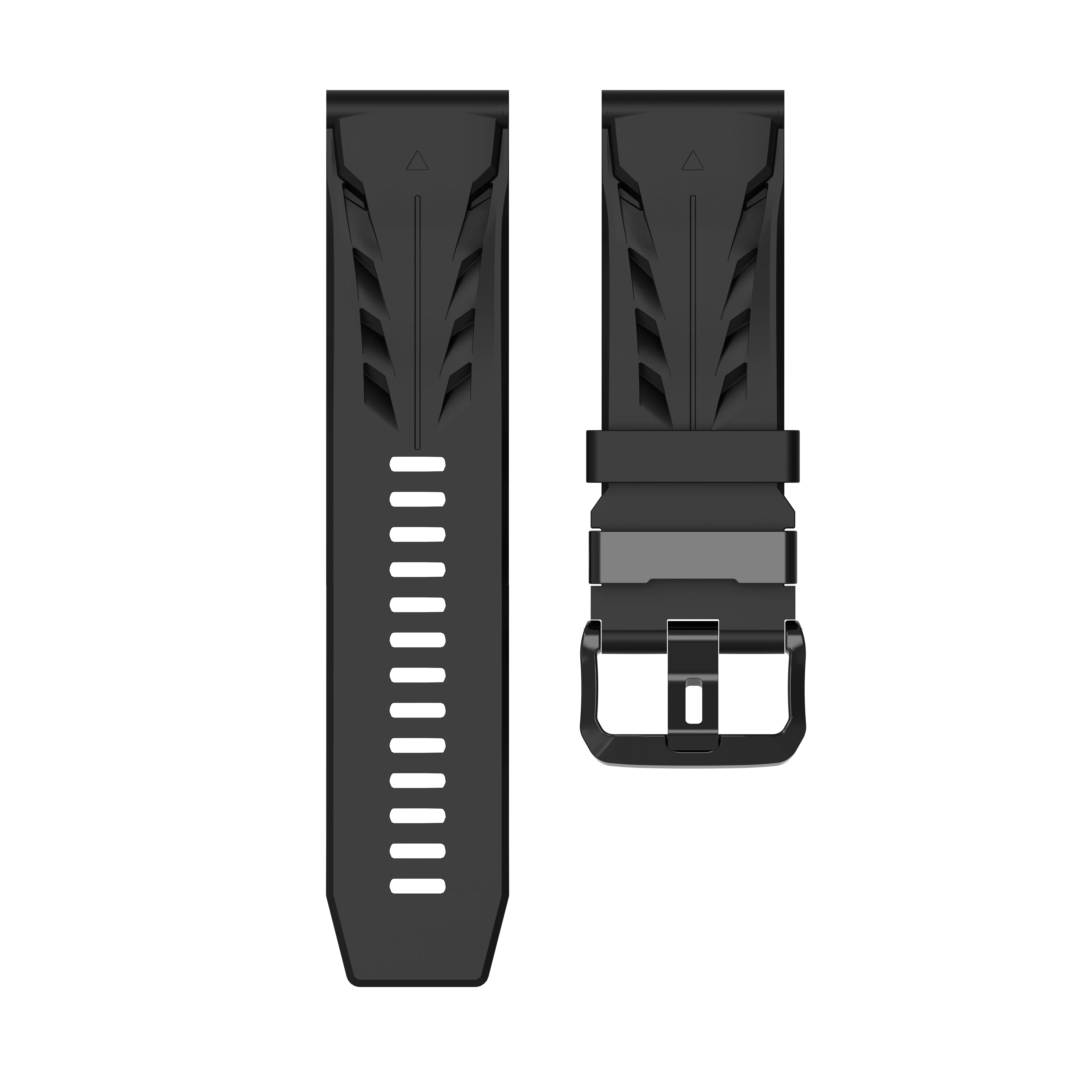 Фото Силиконовый спортивный ремешок для Garmin Forerunner 970 965 955 945 935/Descent G2/MARQ Gen 2/Fenix8 Pro 47 мм, QuickFit 22 мм, ремешок для часов №2