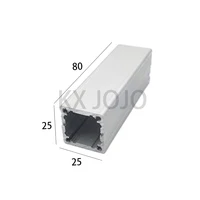 aluminum enclosure shell square profile box aluminum box rectangular shell oxidation opening silk can be screen marking proofin