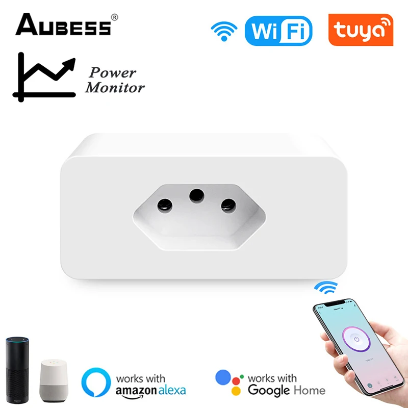 

Смарт-розетка Aubess Tuya с поддержкой Wi-Fi, 16 А