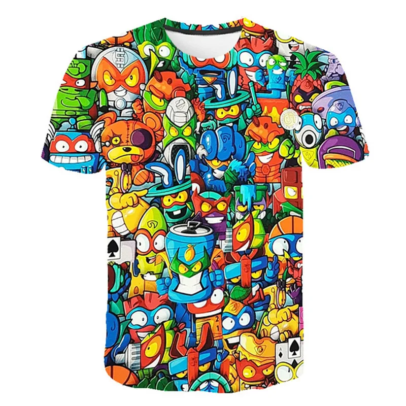 

Children Super Zings T-shirt Boys Girls 2022 Summer Kids Tops Tees Baby Kids Cartoon Tshirts Clothes 3-14 Years Kids Streetwear