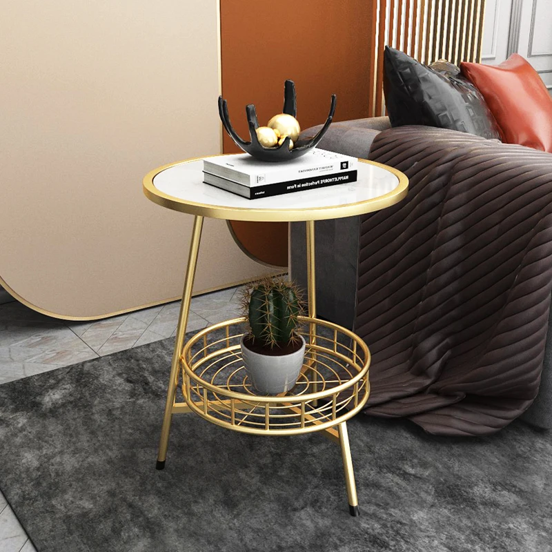 

Hallway Design Living Room Coffee Table Modern Gold Round Kitchen Dinning Bistro Table Small Mesita Auxiliar Home Furniture