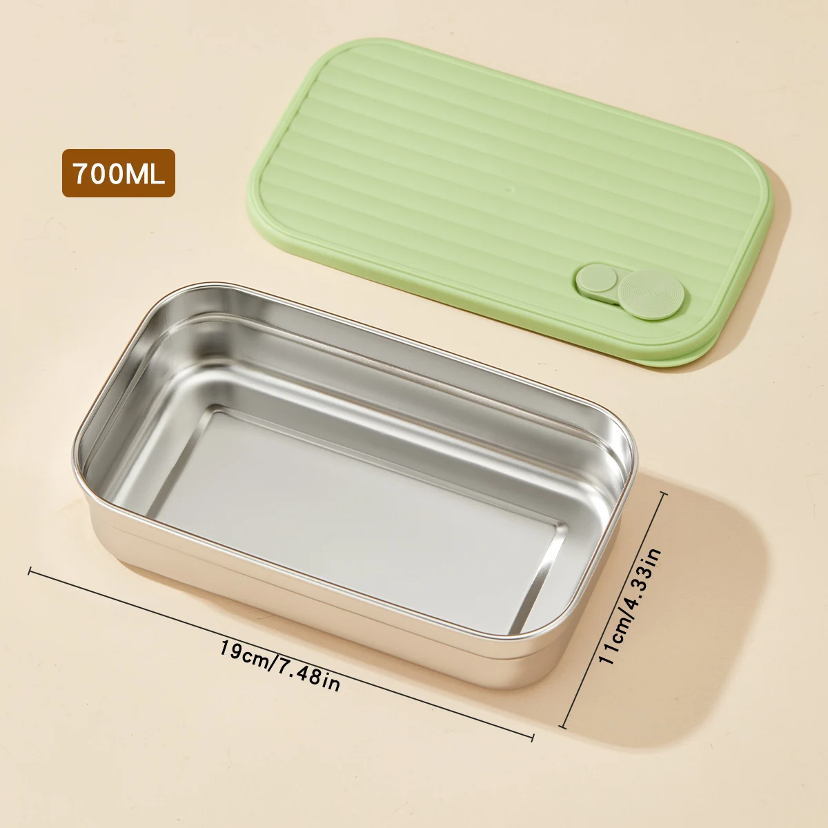 

WORTHBUY Контейнер из нержавеющей стали для хранения в холодильнике