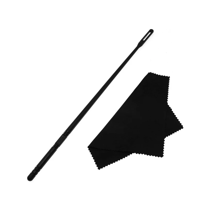 

14-дюймовый пластиковый стержень для очистки канавки с случайной цветовой тканью для очистки, аксессуары для деревянных инструментов