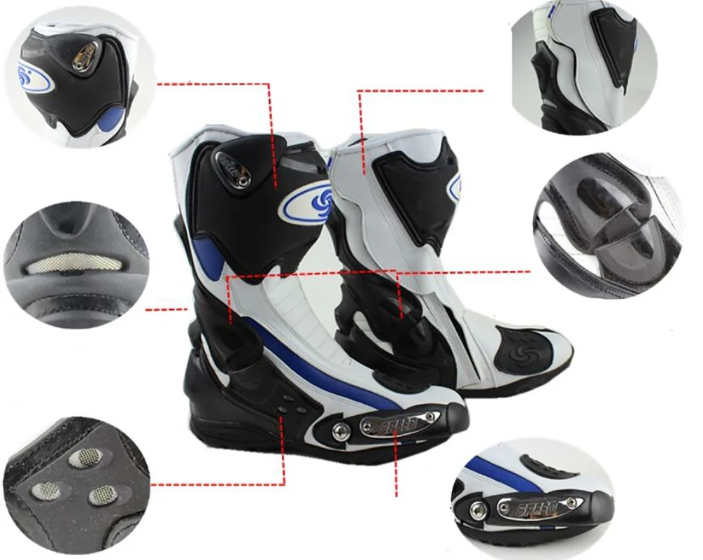 Ботинки мужские для мотоциклистов 4 сезона |