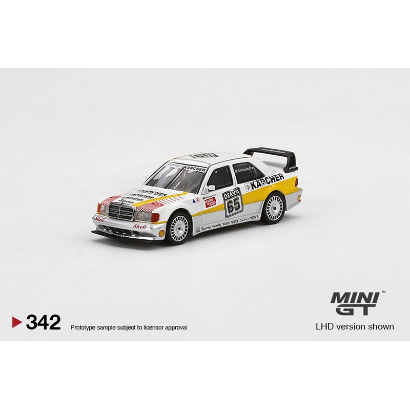 

1:64 MINI GT 190E 2.5-16 Evolution II #65 Motorenbau 1990 DTM Alloy Diorama Car Model Collection Miniature Carros Toys 342