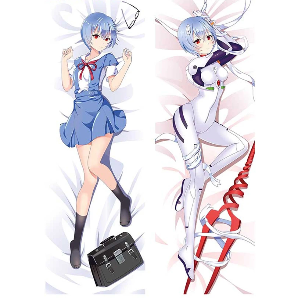 

Dakimakura Rei Ayanami Evangelio Body Pillow Case dakimakura anime Pillow Cover обнимашка Home Bedding