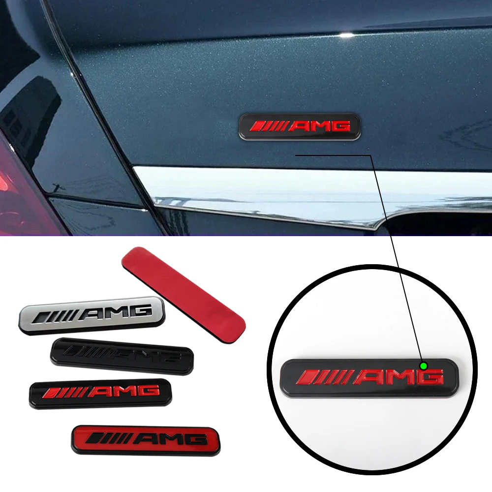 3D значок AMG Стайлинг автомобиля эмблема багажника АБС-пластик наклейка для Mercedes